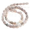 Natural Grey Agate Beads Strands G-B106-A13-01-3