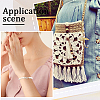 6Pcs 2 Colors Brass Spring Gate Rings KK-SC0008-02-5