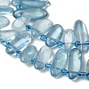 Natural Aquamarine Beads Strands G-P604-A23-01-4