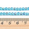 Electroplate Transparent Glass Beads EGLA-B013-02A-AB03-4