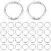 300Pcs 304 Stainless Steel Open Jump Rings STAS-BBC0004-98A-1