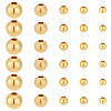   600Pcs 5 Style Brass Beads KK-PH0005-63-7