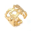 304 Stainless Steel Open Cuff Rings for Women RJEW-U060-01J-G-2