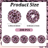 200Pcs Pave Disco Ball Beads RB-PA0001-11F-2