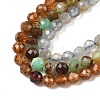 Natural Mixed Gemstone Beads Strands G-G161-A15-03-3