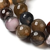 Dyed & Heated Natural Fire Crackle Agate Beads Strands G-P539-B01-04-4