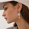 50Pcs 304 Stainless Steel Leverback Earring Findings STAS-BBC0011-12-7