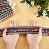 Ethnic Style Polyester Ribbons OCOR-AR0001-43-3