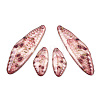 Transparent Resin Wing Earrings Pendants FIND-TAC0006-58A-1