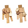 Rectangle Alloy Dangle Stud Earrings FS-WG72D3D-01-4