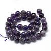 Natural Amethyst Beads Strands G-R446-4mm-20-2
