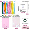DIY Tulip Twist Stick Making Kits AJEW-SC0032-04-2