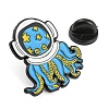 Octopus Astronaut Enamel Pins JEWB-F024-01A-2