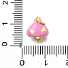 Brass Enamel Charms KK-K400-29G-02-3