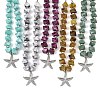 Ocean 304 Stainless Steel Starfish Pendant Necklaces NJEW-JN06477-2
