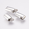 304 Stainless Steel Magnetic Clasps with Glue-in Ends STAS-F122-04P-3