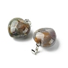 Natural Indian Agate Pendants G-F820-10A-20-2