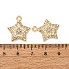 Alloy Pendants with Rhinestone FIND-H051-09G-3
