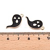 Halloween Theme Alloy Enamel Pendants PALLOY-N176-40B-RS-3