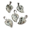 Natural Sesame Jasper Pendants G-B127-11P-11-2