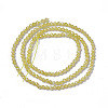 Cubic Zirconia Beads Strands G-F596-48C-2mm-2