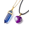DIY Gemstone Necklace Making Kit DIY-FS0003-58-4