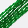 Natural Malaysia Jade Bead Strands G-M097-8mm-05-1