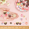 96Pcs 16 Style Opaque Resin Decoden Cabochons CRES-SC0002-33-3