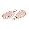 Natural Rose Quartz Faceted Pendants G-Q606-104G-09-2