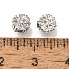 Brass Micro Pave Cubic Zirconia Beads KK-Q001-02P-3