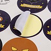 Halloween Theme Plastic Stickers STIC-C009-01C-3