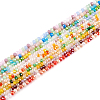  10 Strands 10 Style Faceted Glass Beads Strands GLAA-TA0001-47-3