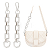 Unicraftale 2Pcs Alloy Purse Extension Chains with D Ring & Swivel Clasps PURS-UN0001-03P-1