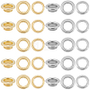 200Pcs 2 Colors Iron Grommet Eyelet Findings IFIN-GF0001-59C-1