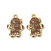 304 Stainless Steel Enamel Pendants STAS-L300-012G-03-1
