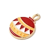Christmas Alloy Enamel Pendants FIND-H055-17E-G01-2