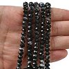 Natural Banded Agate Beads Strands G-D344-A34-01-2
