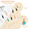 Unicraftale DIY Blank Rectangle Dangle Earring Making Kit DIY-UN0005-40-5