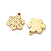 304 Stainless Steel Charms STAS-B142-09G-2