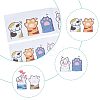 Gorgecraft 2 Sheets 2 Styles PVC Self Adhesive Car Stickers STIC-GF0001-13-6