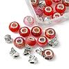 DIY Tibetan Style Alloy & Resin European Beads Making Finding Kits DIY-FS0006-78E-3