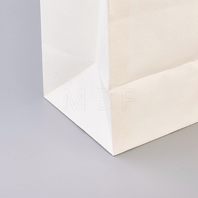 Hollow Candle Paper Bag CARB-WH0007-01-1