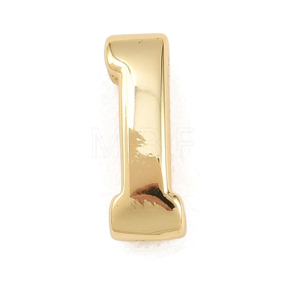 Number 1 Brass Beads KK-B167-B167-26G-01-1