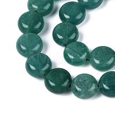 Dyed Natural White Jade Beads Strands G-T143-16H-1