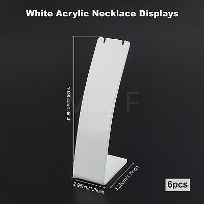 Acrylic Necklace Displays NDIS-FG0001-01-1