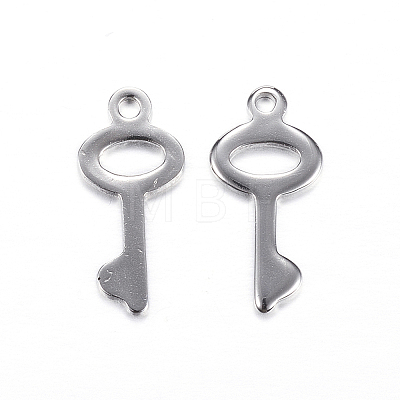 304 Stainless Steel Pendants STAS-N0014-54P-1