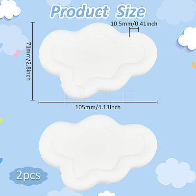 Cloud Gesso Jewelry Plate WH-WG70857-01-1