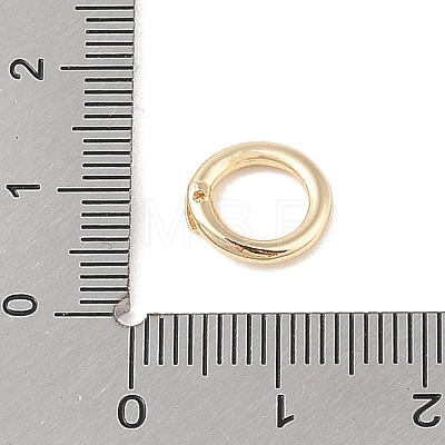 Brass Open Jump Rings KK-S369-01G-03-1