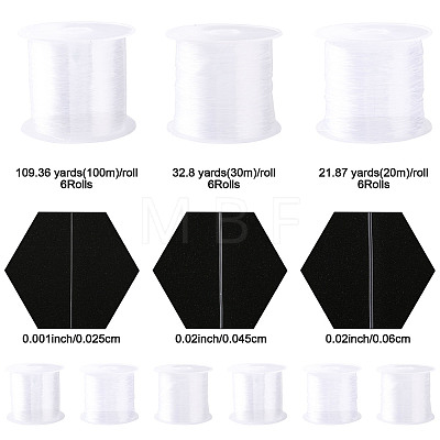 6 Rolls Nylon Wire NWIR-FS0001-04B-1