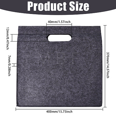 Rectangle Felt Purse Organizer Insert DIY-WH0899-816B-1